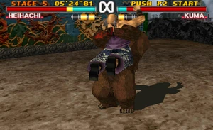 Heihachi Mishima VS Kuma tekken 3