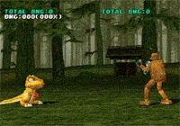 Animation du coup lorsque Gon touche l'adversaire avec le second hit uniquement.