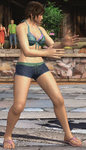 Short de maillot de bain (vert et noir) (DLC gratuit)