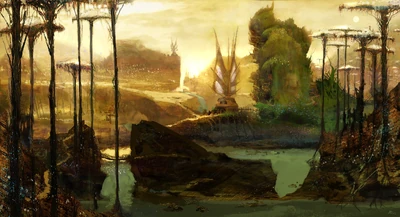 Concept art of Shimmersand.