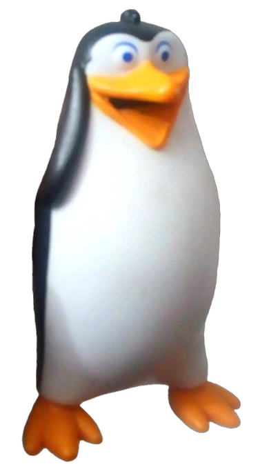 Camicetta Bambina Grigia Con Pinguini Del Madagascar - Taglia 8 Anni - 2