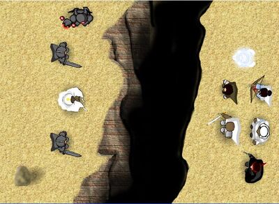 Confrontation at Fawaz Gorge