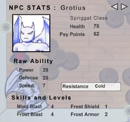 NPC Stats