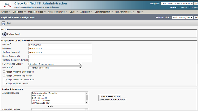 CUACA Setup Cisco Attendant Server | Telephony-Networking Wiki | Fandom
