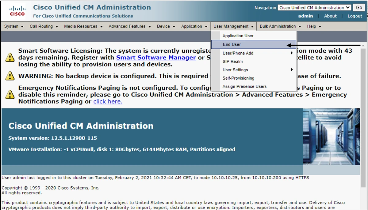 CUCM MAP User Account To URI Telephony Networking Wiki Fandom