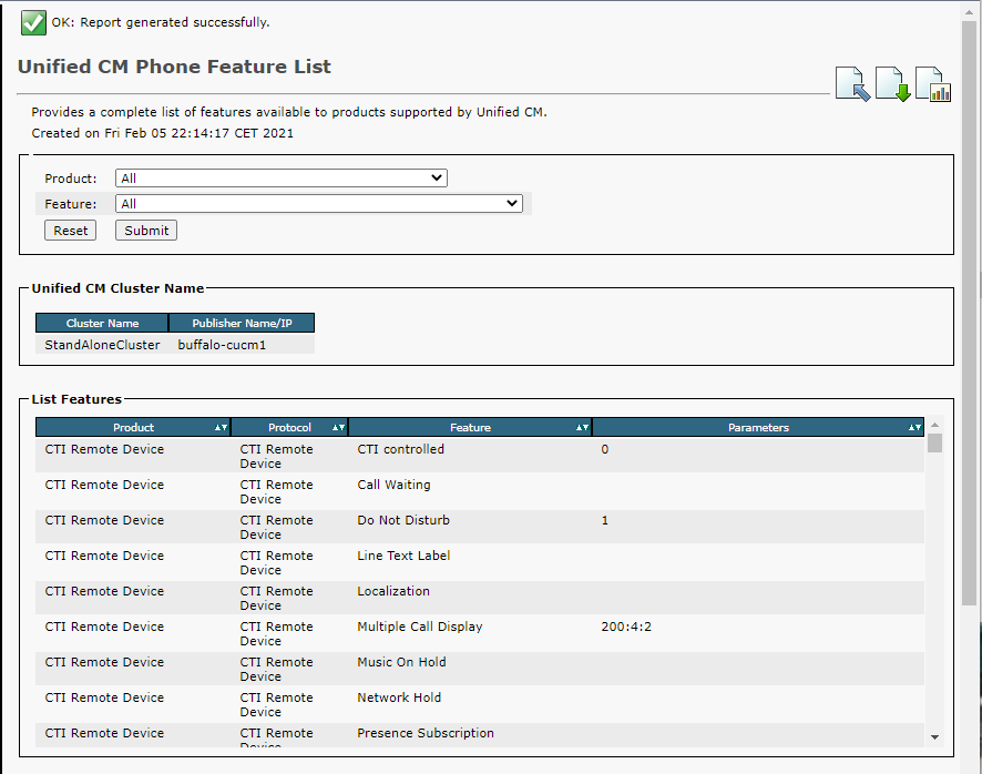 Unified CM Phone Feature List Telephony Networking Wiki Fandom
