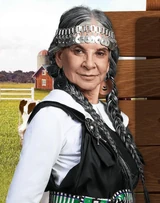Rayén Cheuquepán en Pobre Gallo (Mega, 2016)