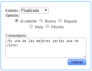 Valoraciones