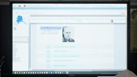 Alex's mugshot on Denise's computer. ("Inheritance")