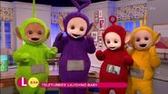 Po, Tinky Winky, Dipsy and Laa-Laa on Lorraine.