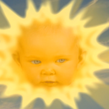 the baby sun in teletubbies