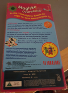 Danish VHS Back Cover