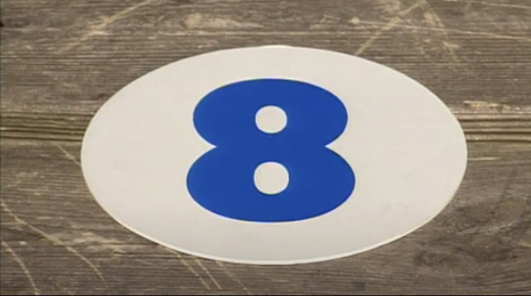 blue number 8