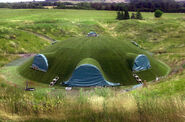 The Tubbytronic Superdome after it was abandoned.