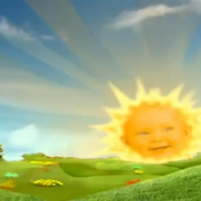 tellie tubbies sun baby