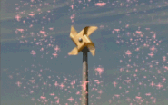 The windmill stops