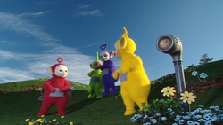 teletubbies yellow cow