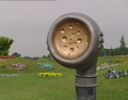 Close up view of the Voice Trumpet