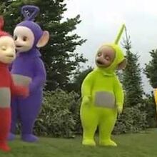 jumping po teletubbies
