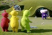 Tinky Winky showing his dance