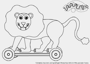 Lion Colouring Page