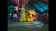 The Teletubbies being very quiet