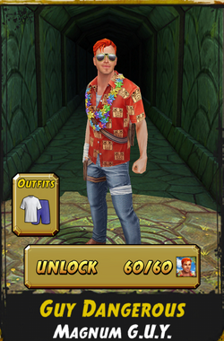 Guy Dangerous, Temple Run Wiki