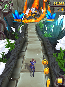 Volcano Island Temple Run 2 Fullscreen landscape mode Hawai