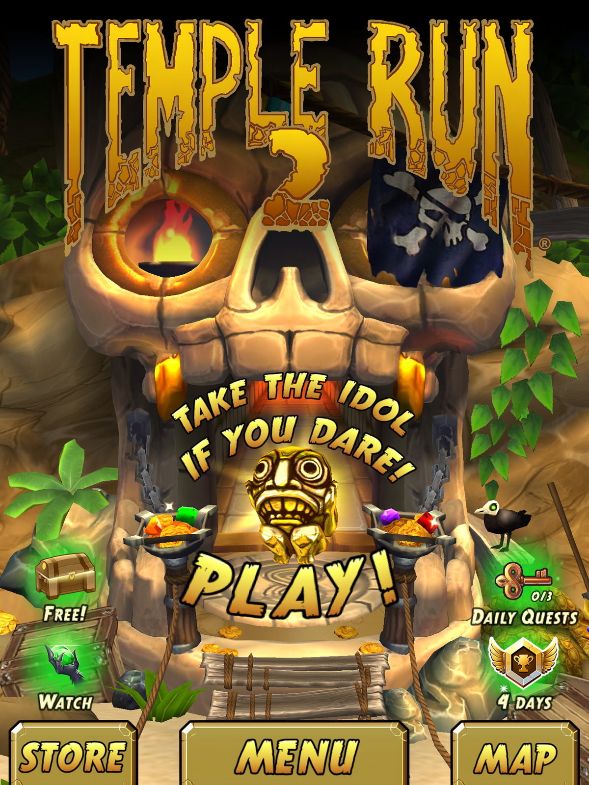 Temple Run 2 Online: Jungle Fall Game - GamePlay Walkthrough 
