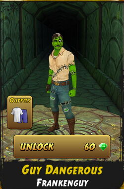 Guy Dangerous, Temple Run Wiki