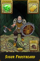 Sigur Frostbeard, without his helmet