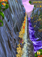 A narrow area.
