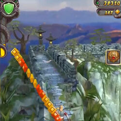 Temple Run 2 ENCHANTED PALACE vs GREAT WALL OF CHINA Gameplay