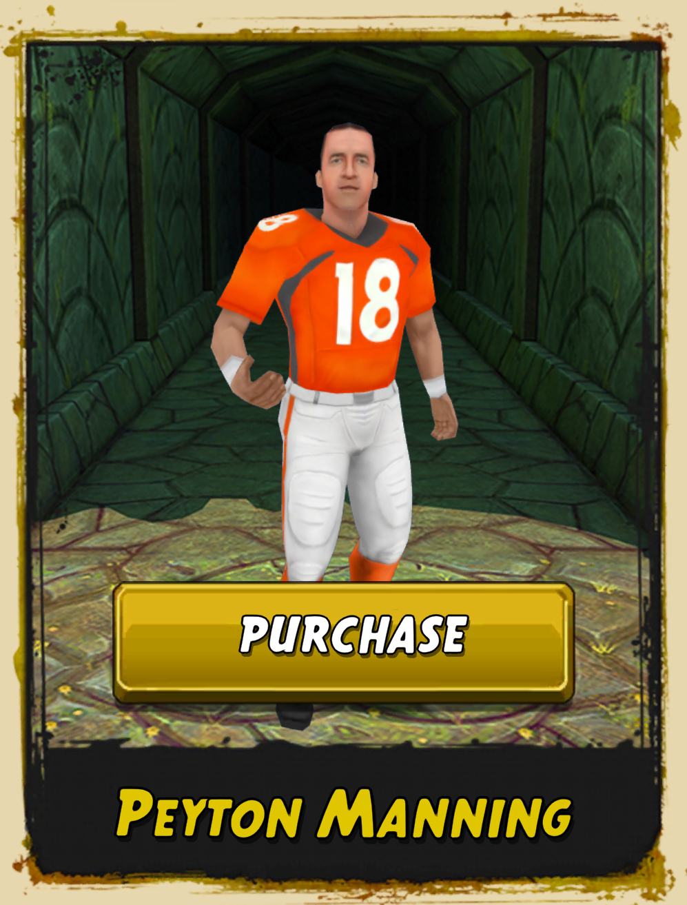 Peyton Manning, Temple Run Wiki