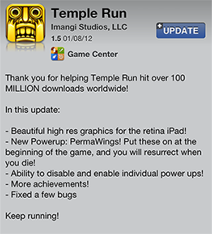 Temple Run sequel hits the App Store