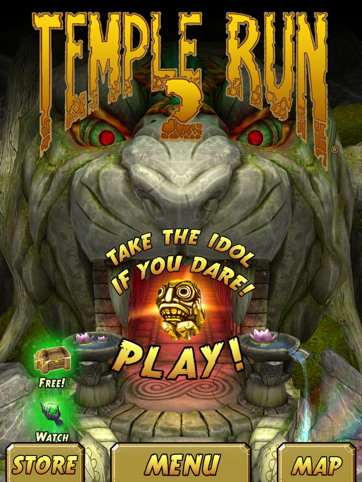 Evil Demon Monkey - Temple Run 2: Lost Jungle