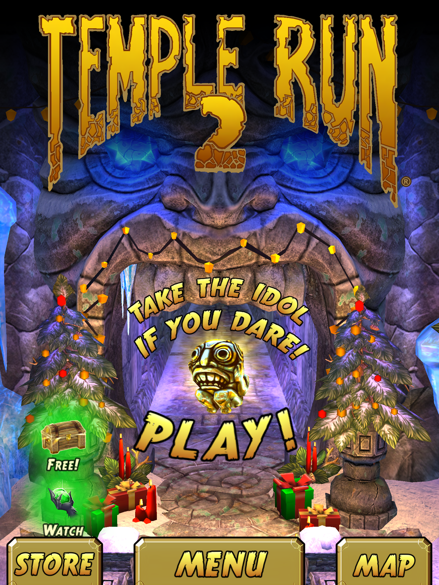 Temple Run 2 Lost Jungle VS Frozen Shadows VS Blazing Sands