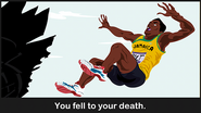 Usain Falling