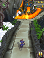 A Y-junction, sometimes with 2 kinds of gargoyles.