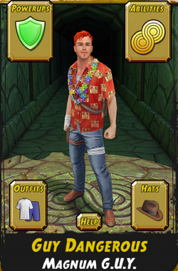 Guy Dangerous, Temple Run Wiki