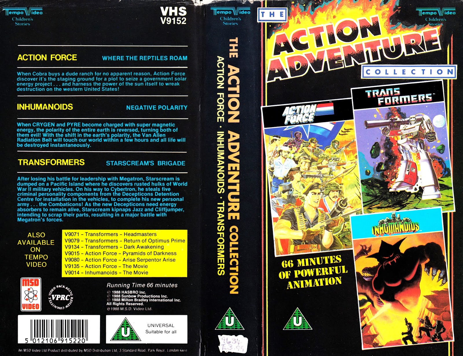 The Action Adventure Collection 1 | Tempo Video Wiki | Fandom