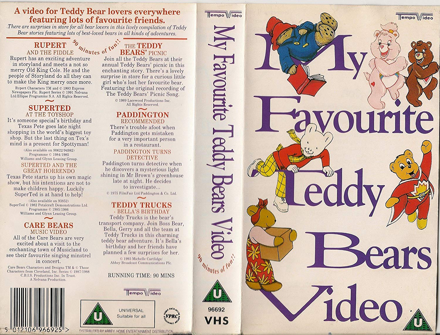 My Favourite Teddy Bears Video | Tempo Video Wiki | Fandom