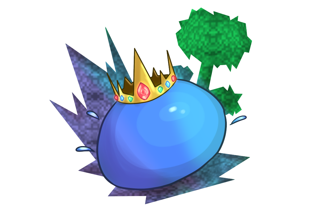 IT'S RAINING STICKY SLIME! Terraria's King Slime Boss In Don't