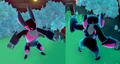 A Luma Zaobian with Attack<T> that has changed it's typing to Digital /Mental.