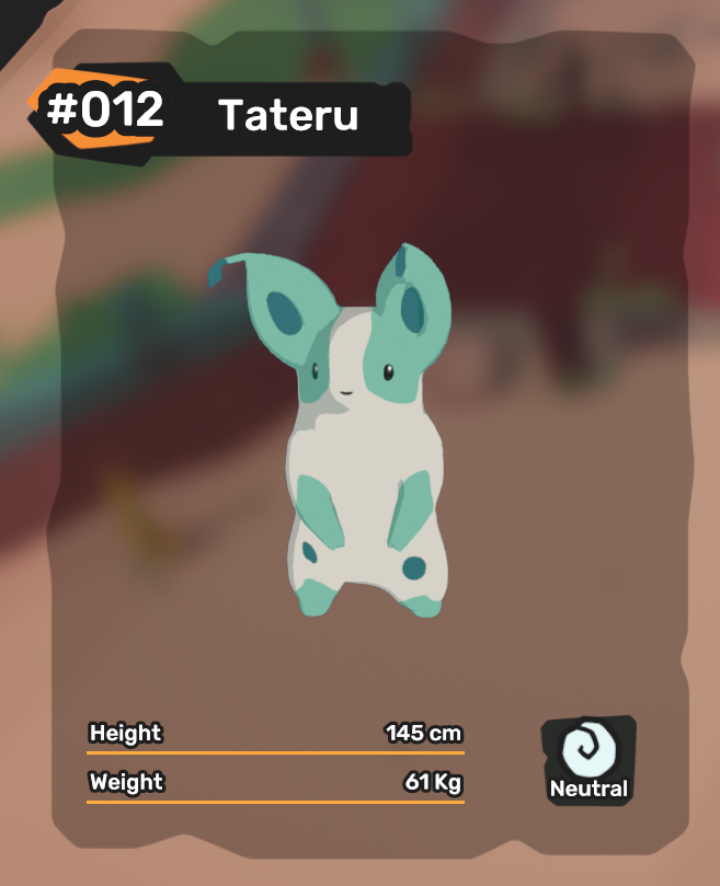 Tateru Official Temtem Wiki