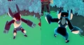 A Luma Zaobian with Attack<T> that has changed it's typing to Digital /Melee.