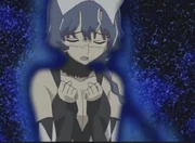 Misao in her dark magic empowered adult form.