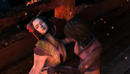 Kiku dies held by Ayame