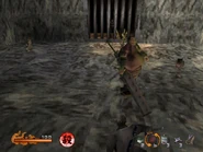 Goo battles Rikimaru