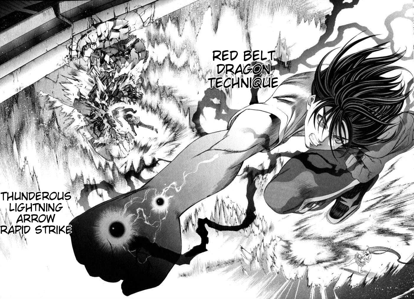 The Dragon Fist is Over powered (Tenjou tenge)